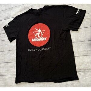 Arnold Classic Midway Nutrition Graphic T Shirt Size Large Columbus Ohio No Tag